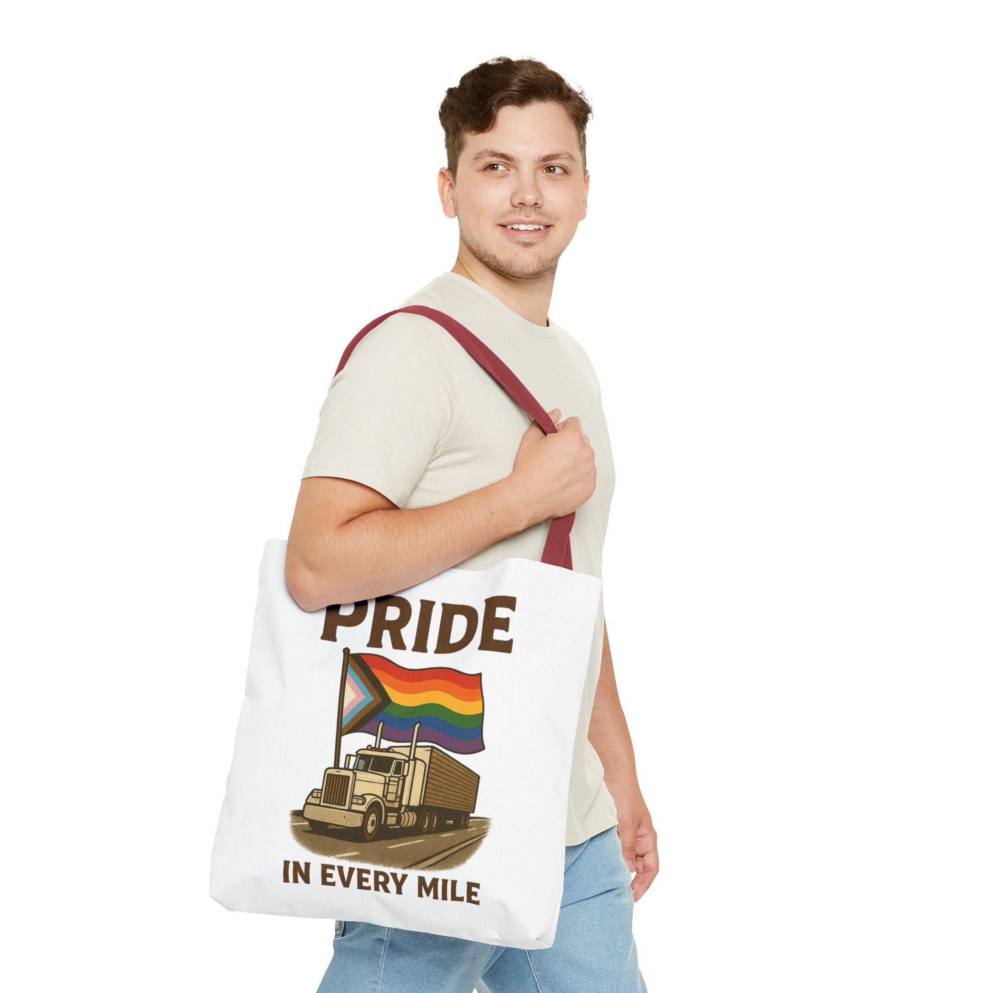 Pride in Every Mile Tote Bag