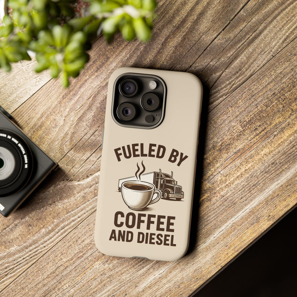 Coffee and Diesel Tough Phone Case