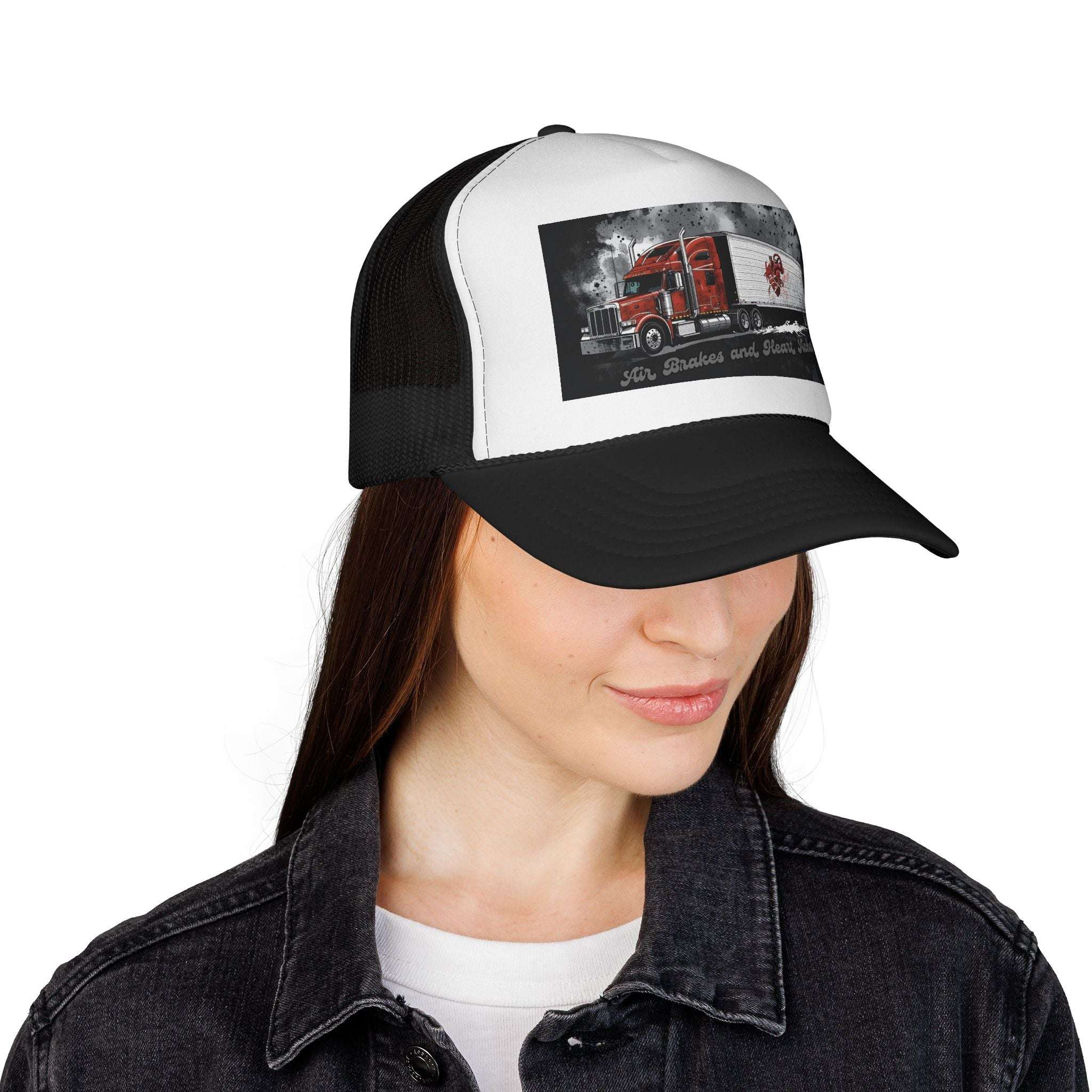 Air Brakes and Heart Aches Trucker Cap