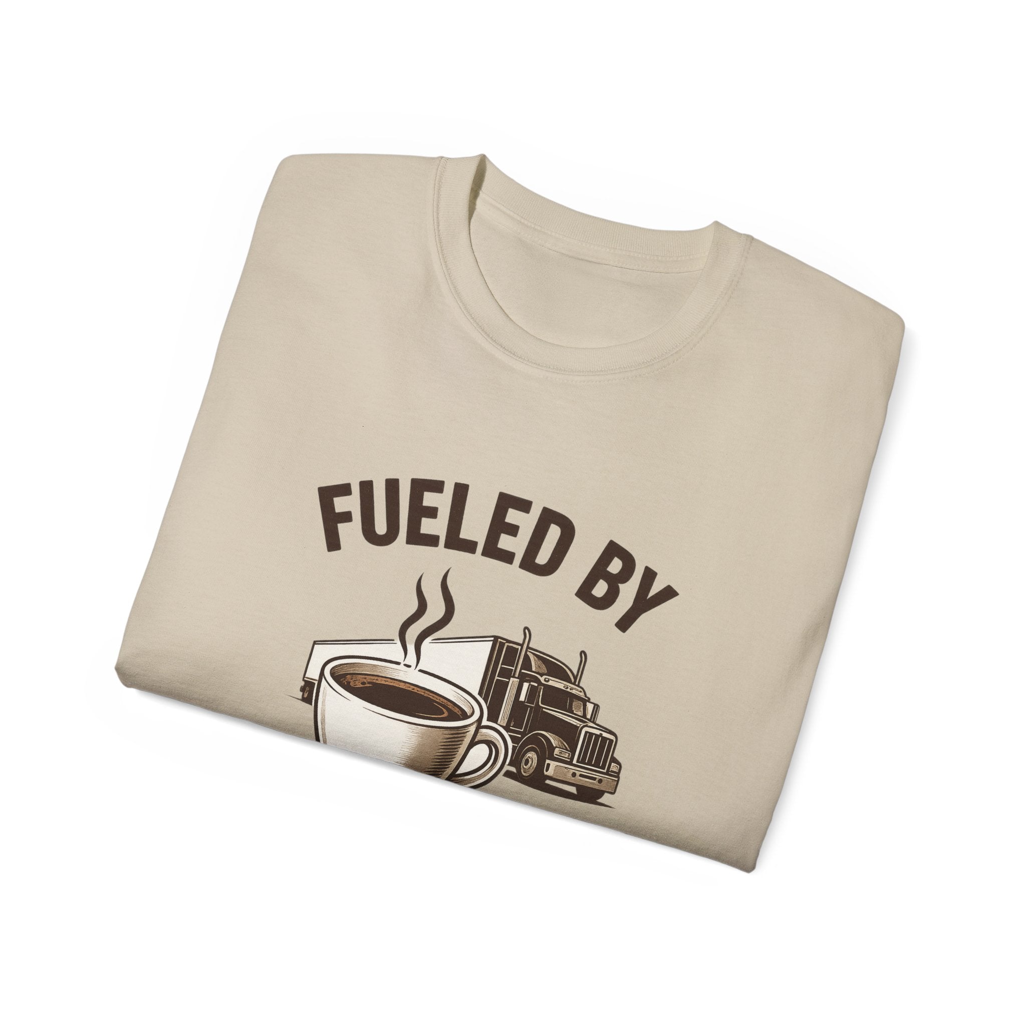 Fueled by Coffee and Diesel Unisex Tee