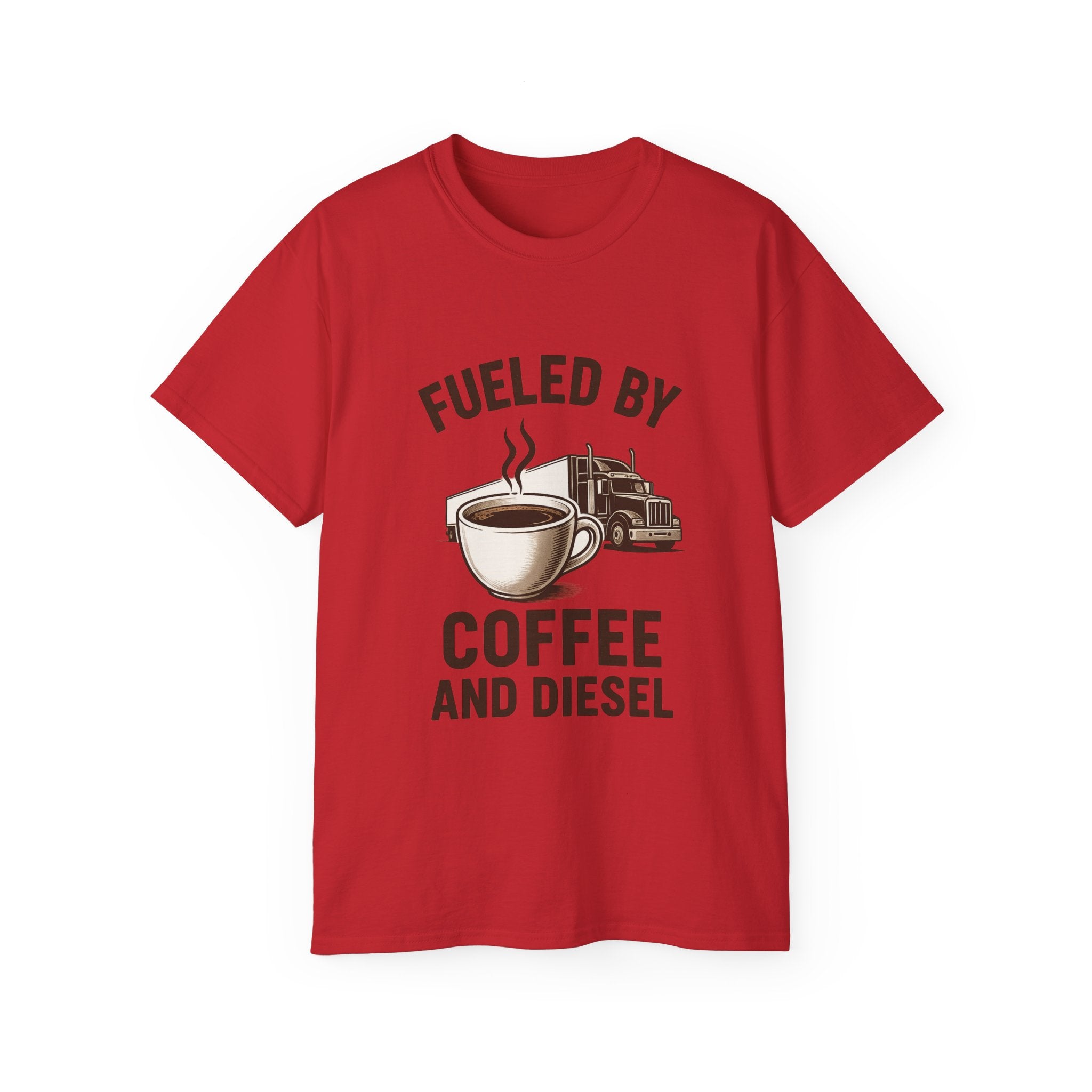 Fueled by Coffee and Diesel Unisex Tee