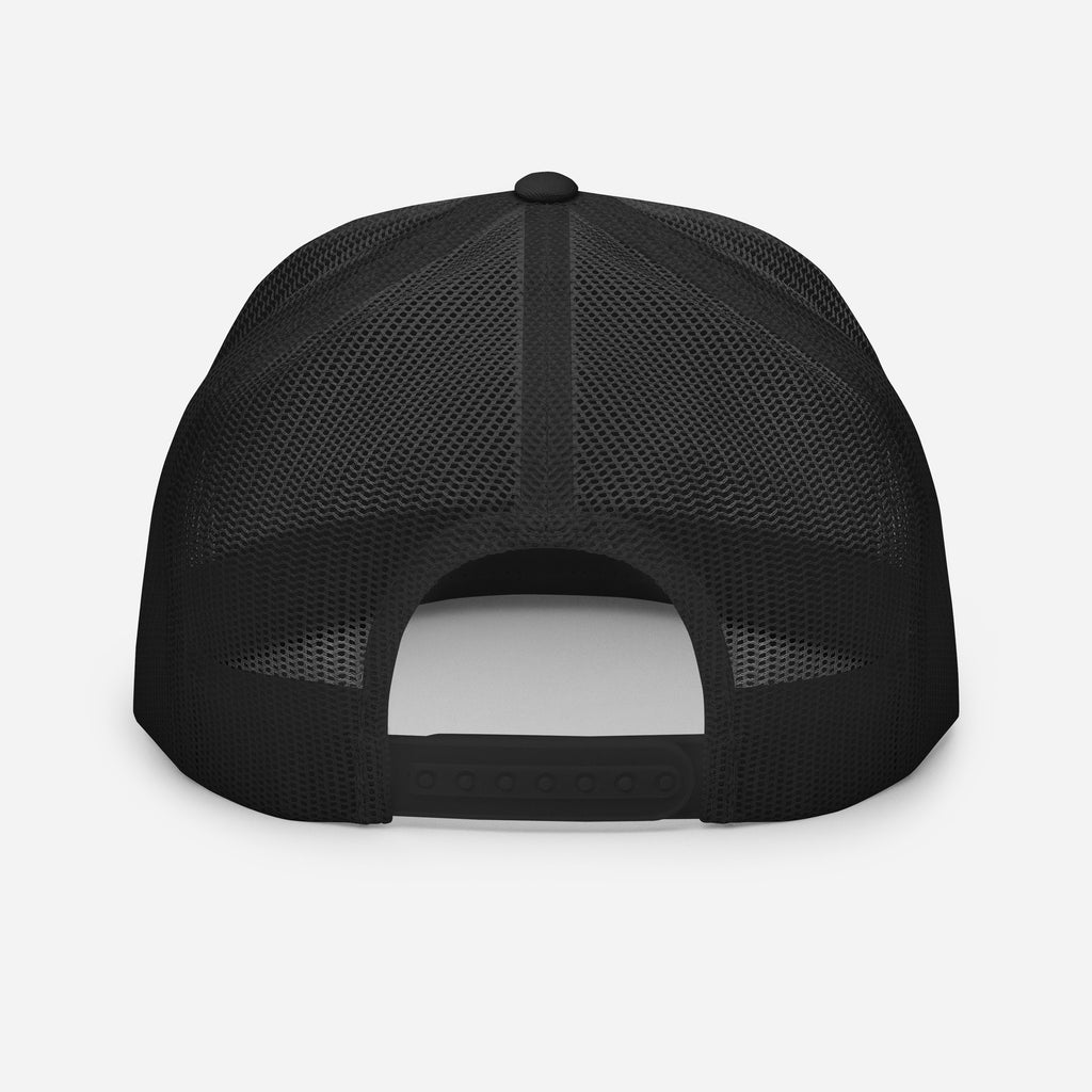 Trucker's Pride If You Bought It, We Brought It Classic Trucker Cap in black, back view