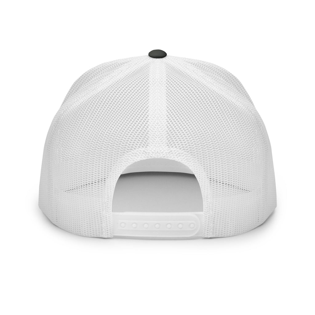 Trucker's Pride If You Bought It, We Brought It Classic Trucker Cap in white, back view