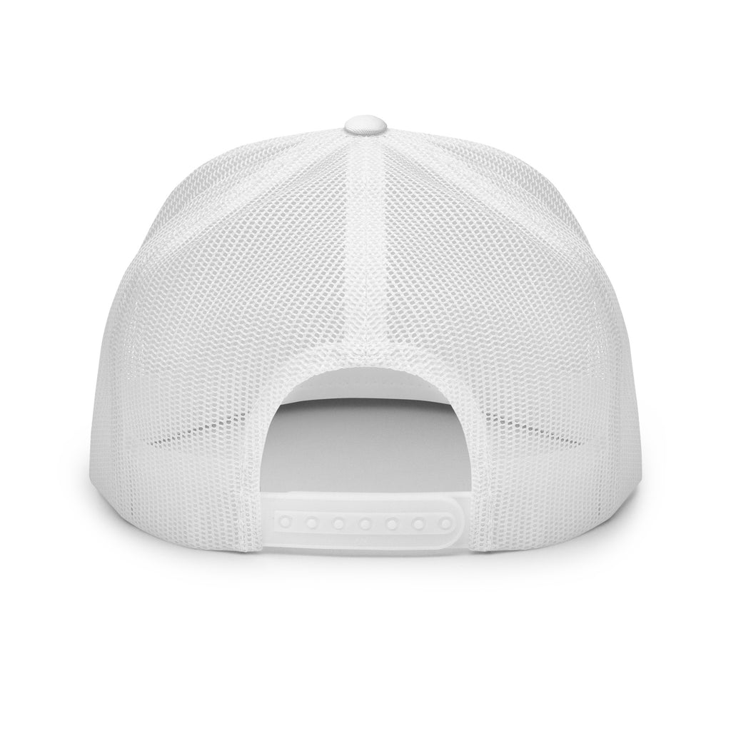 Trucker's Pride Pride in Every Mile Classic Trucker Cap in white, back view