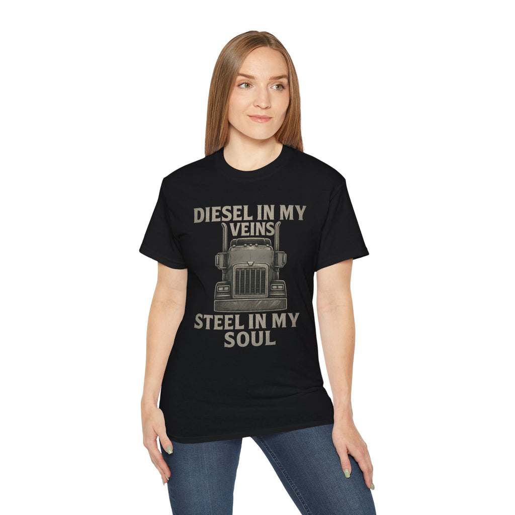 Diesel in my Veins Steel in my Soul Unisex Tee