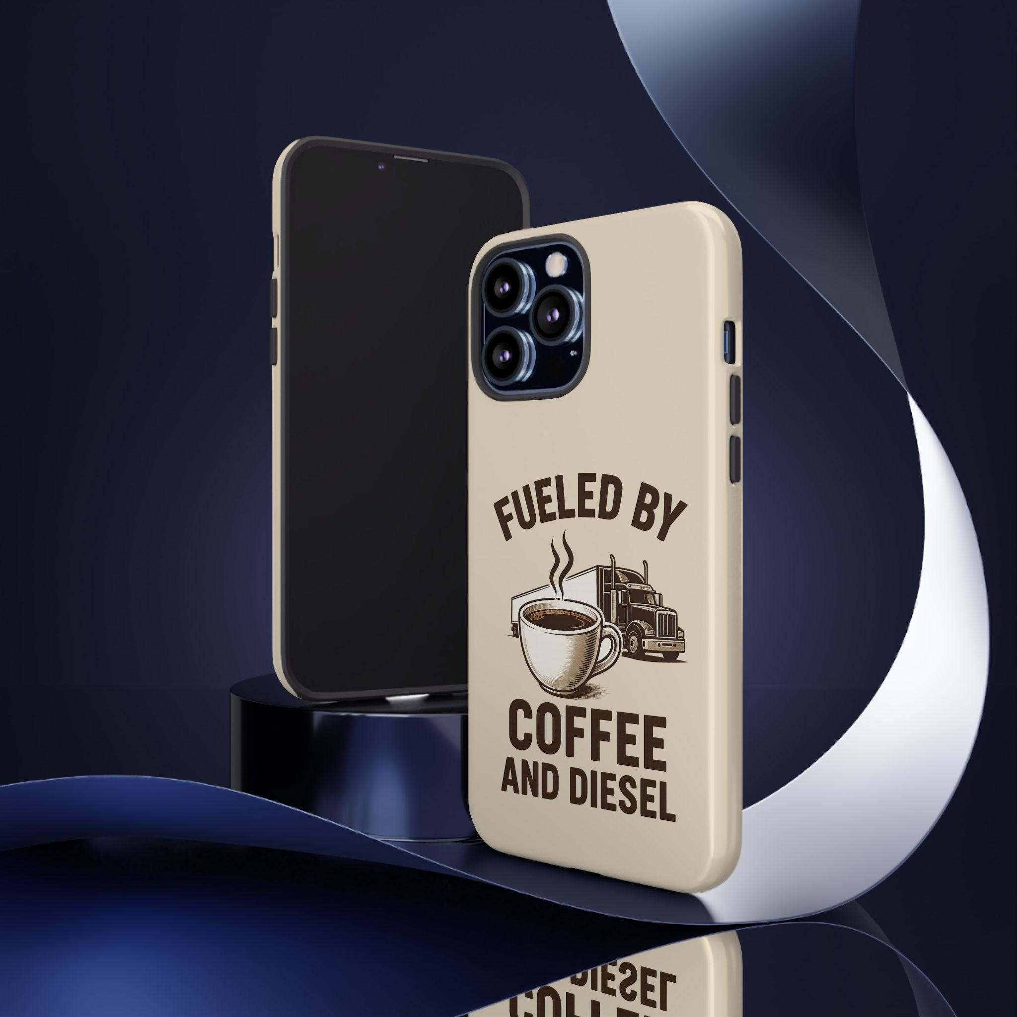 Coffee and Diesel Tough Phone Case