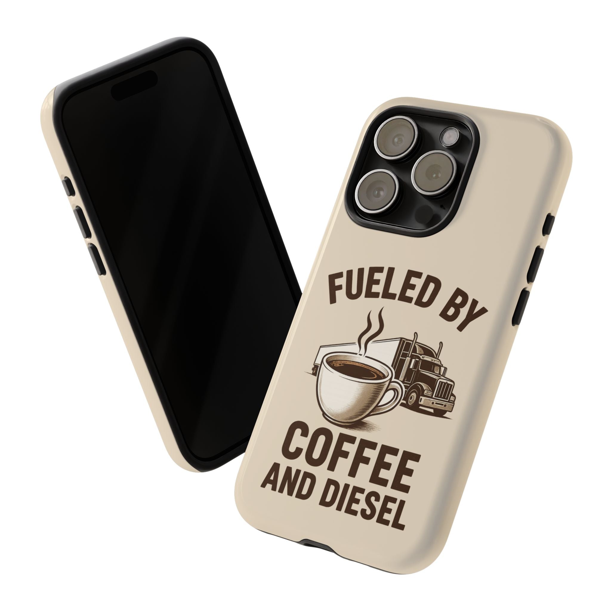 Coffee and Diesel Tough Phone Case