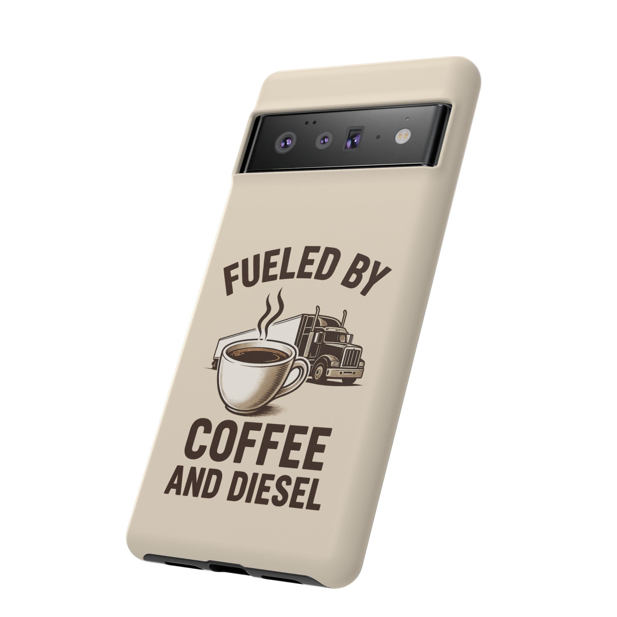 Coffee and Diesel Tough Phone Case