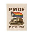 Pride in Every Mile Velveteen Blanket