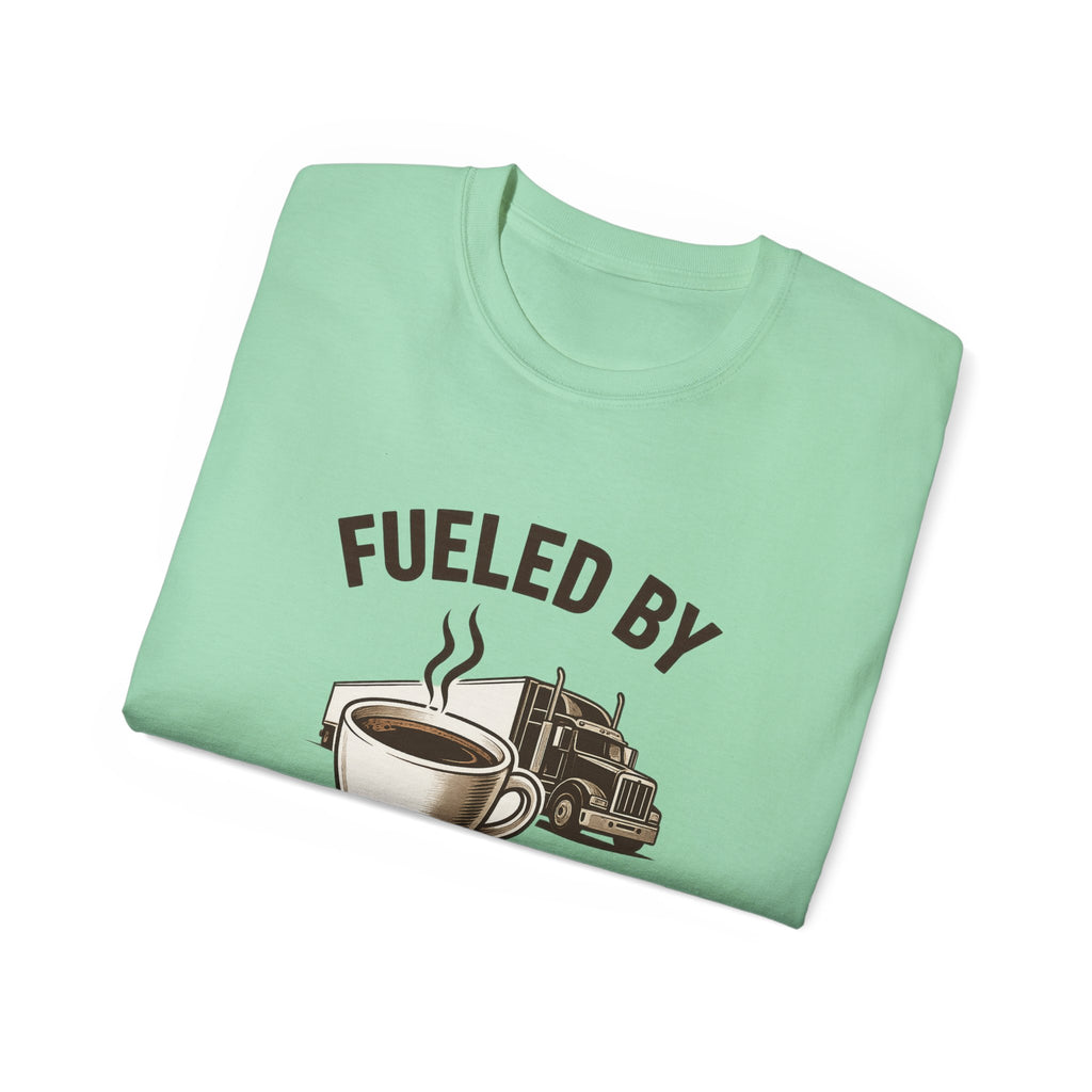 Fueled by Coffee and Diesel Unisex Tee