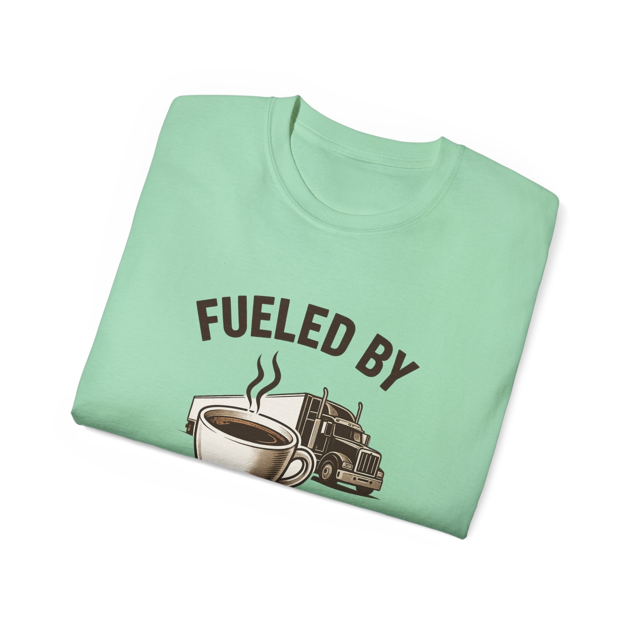 Fueled by Coffee and Diesel Unisex Tee