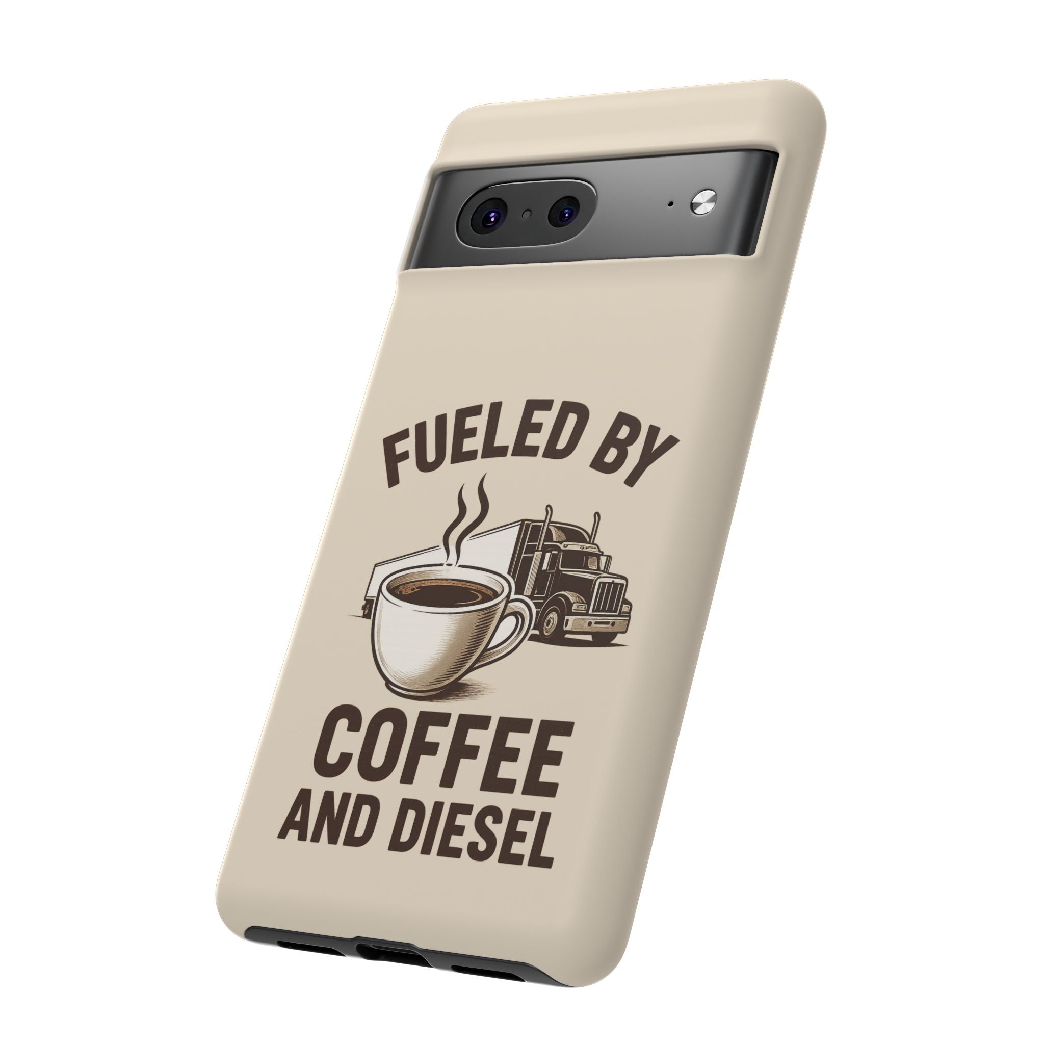 Coffee and Diesel Tough Phone Case