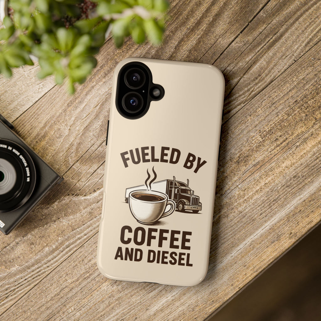 Coffee and Diesel Tough Phone Case