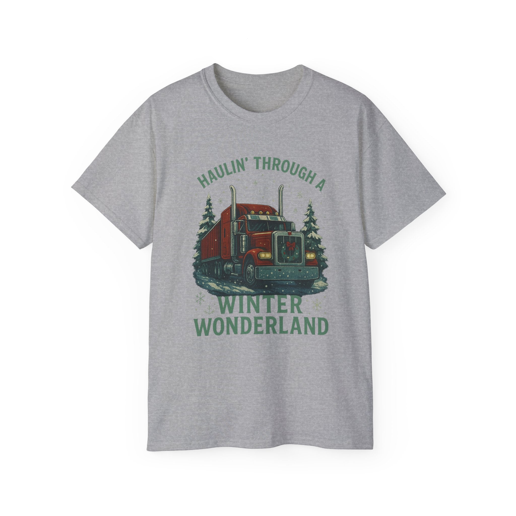 Haulin' Through a Winder Wonderland Unisex Tee