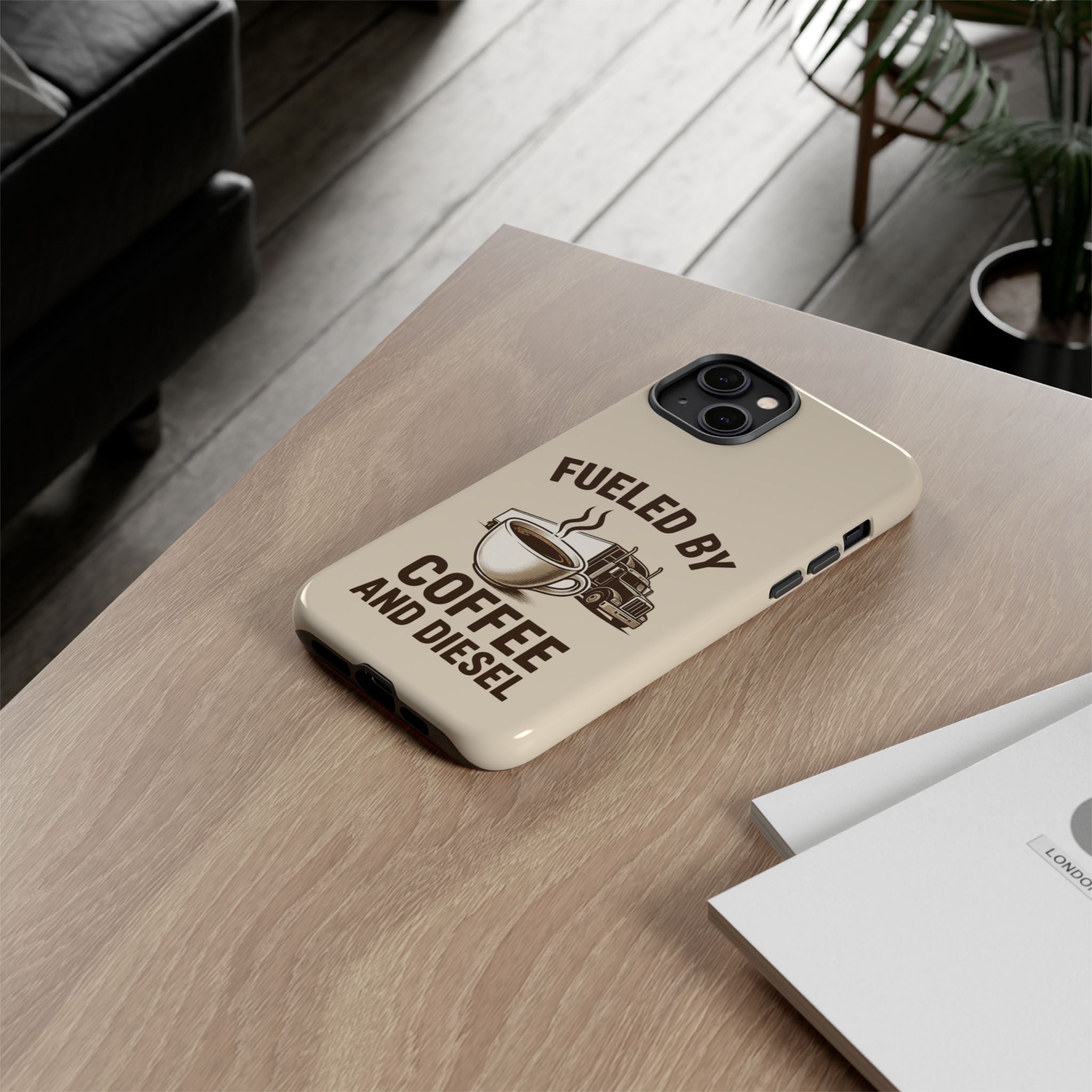 Coffee and Diesel Tough Phone Case