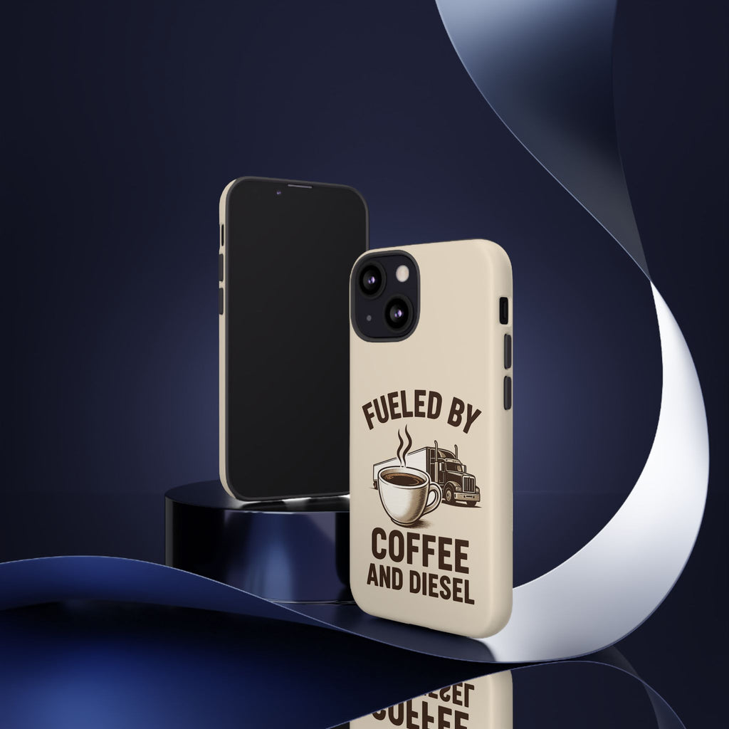 Coffee and Diesel Tough Phone Case
