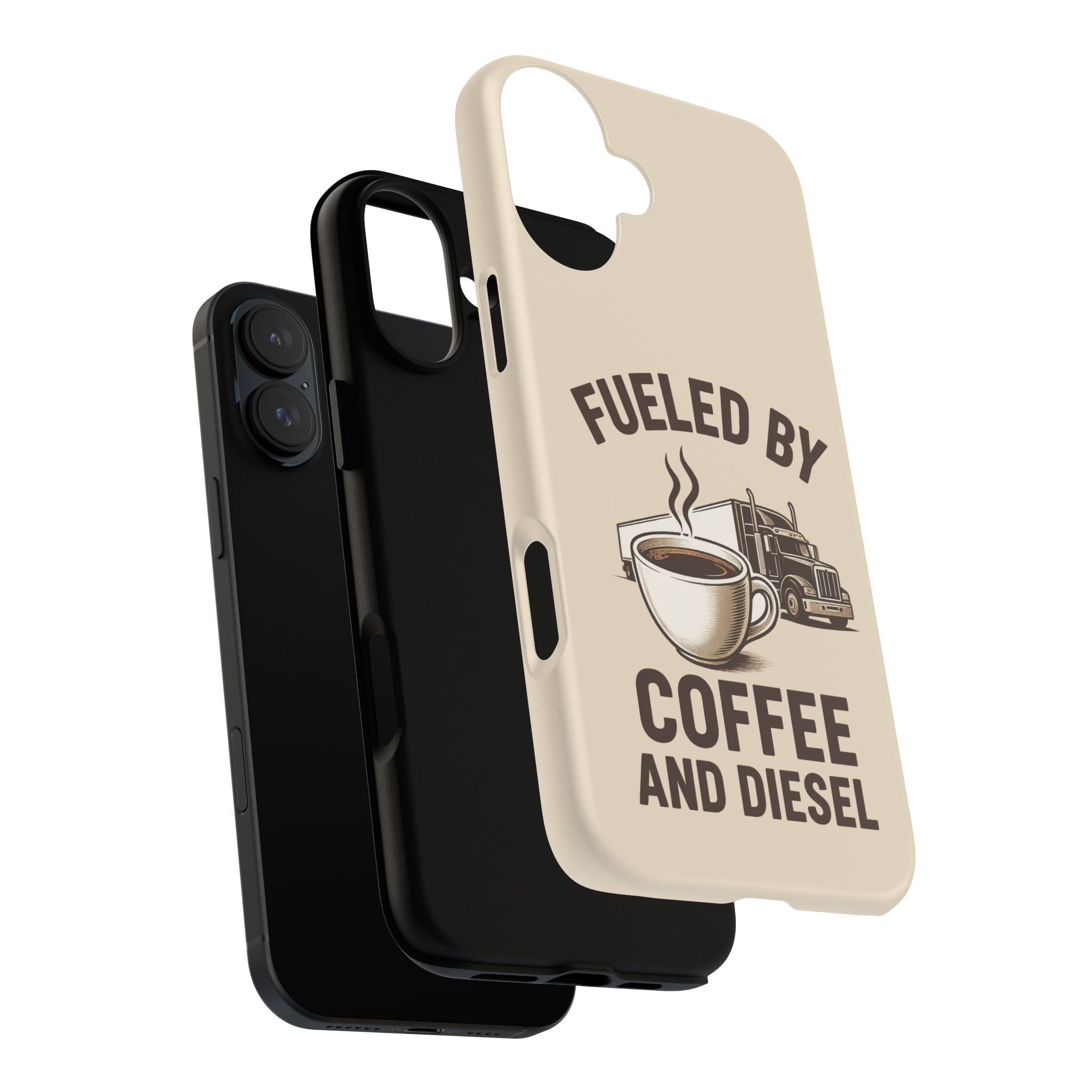 Coffee and Diesel Tough Phone Case