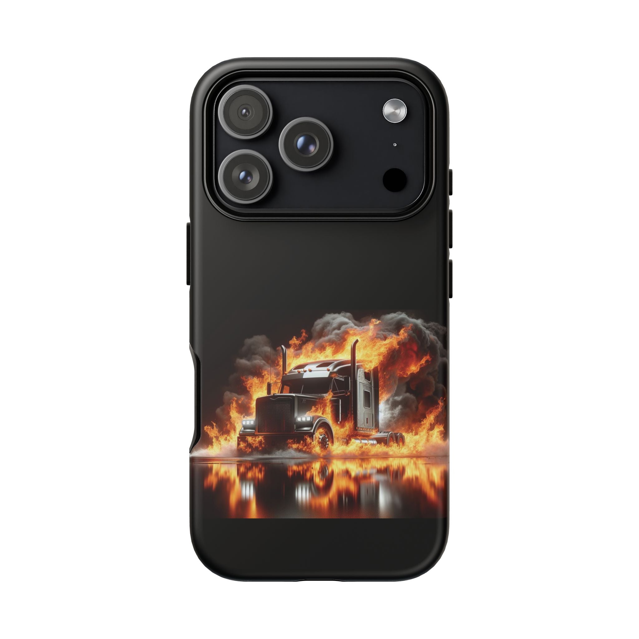 Flaming Truck Tough Phone Case