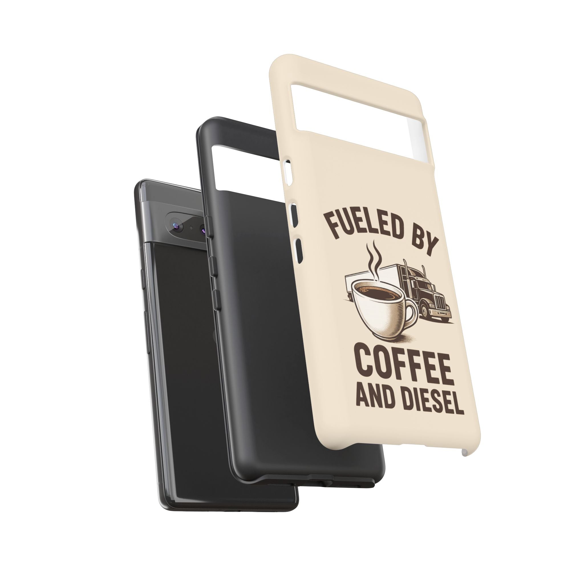 Coffee and Diesel Tough Phone Case