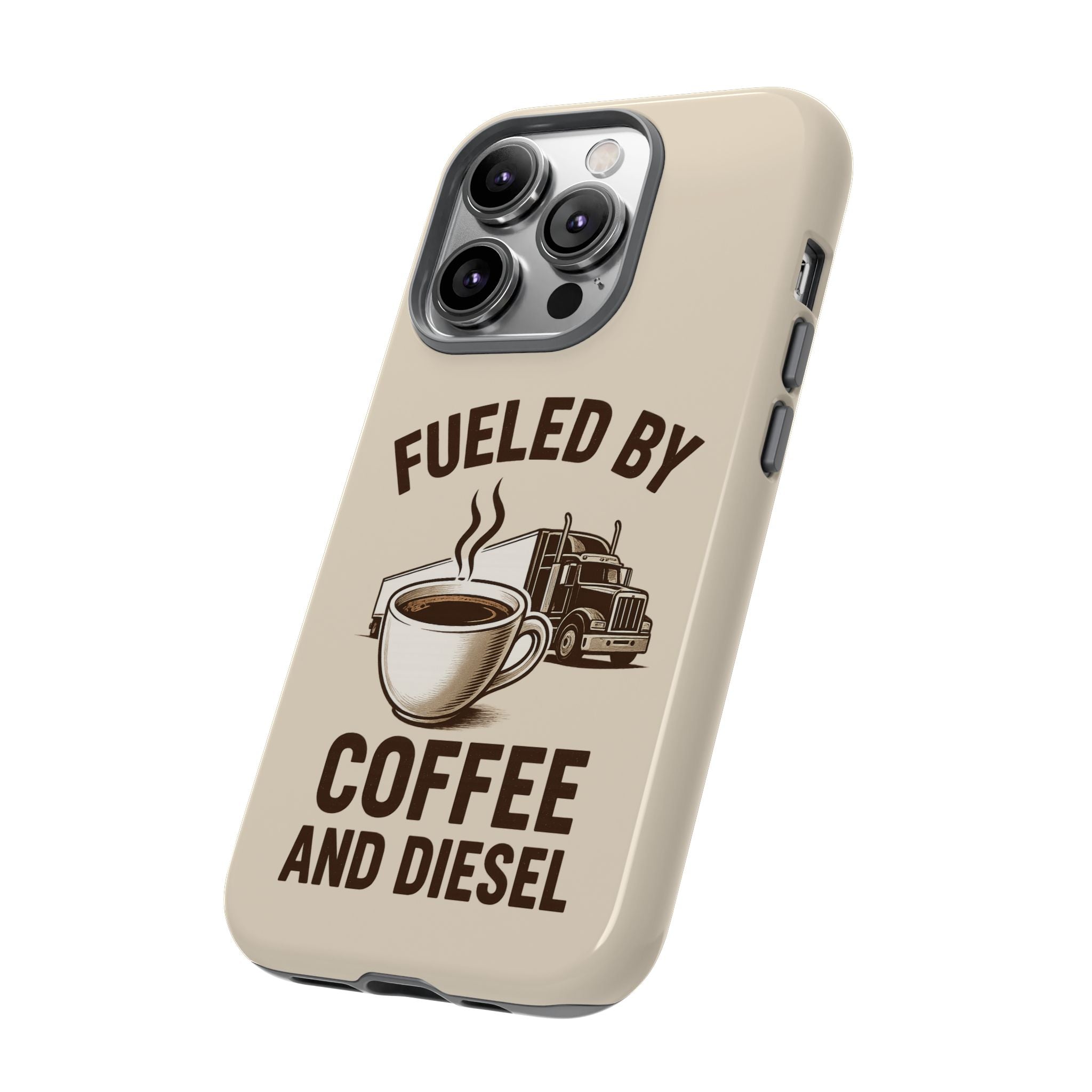Coffee and Diesel Tough Phone Case