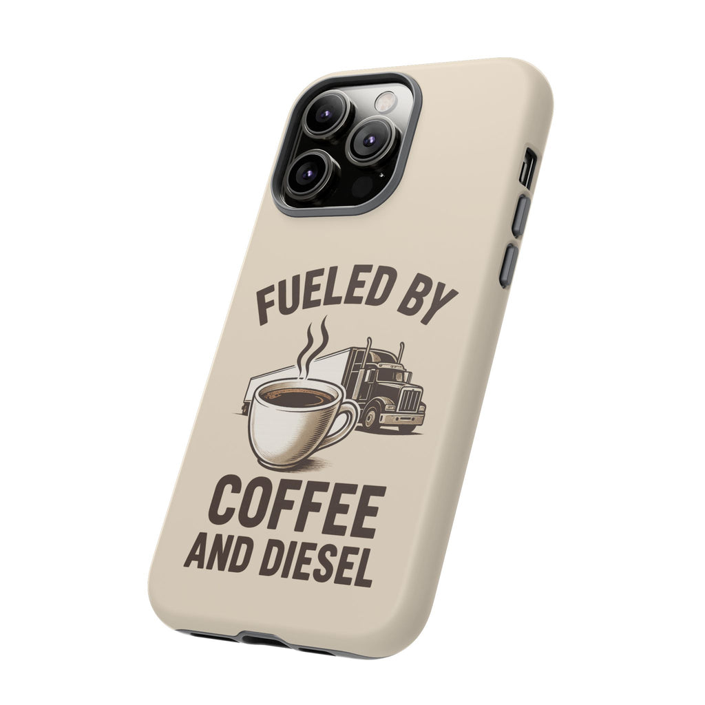 Coffee and Diesel Tough Phone Case