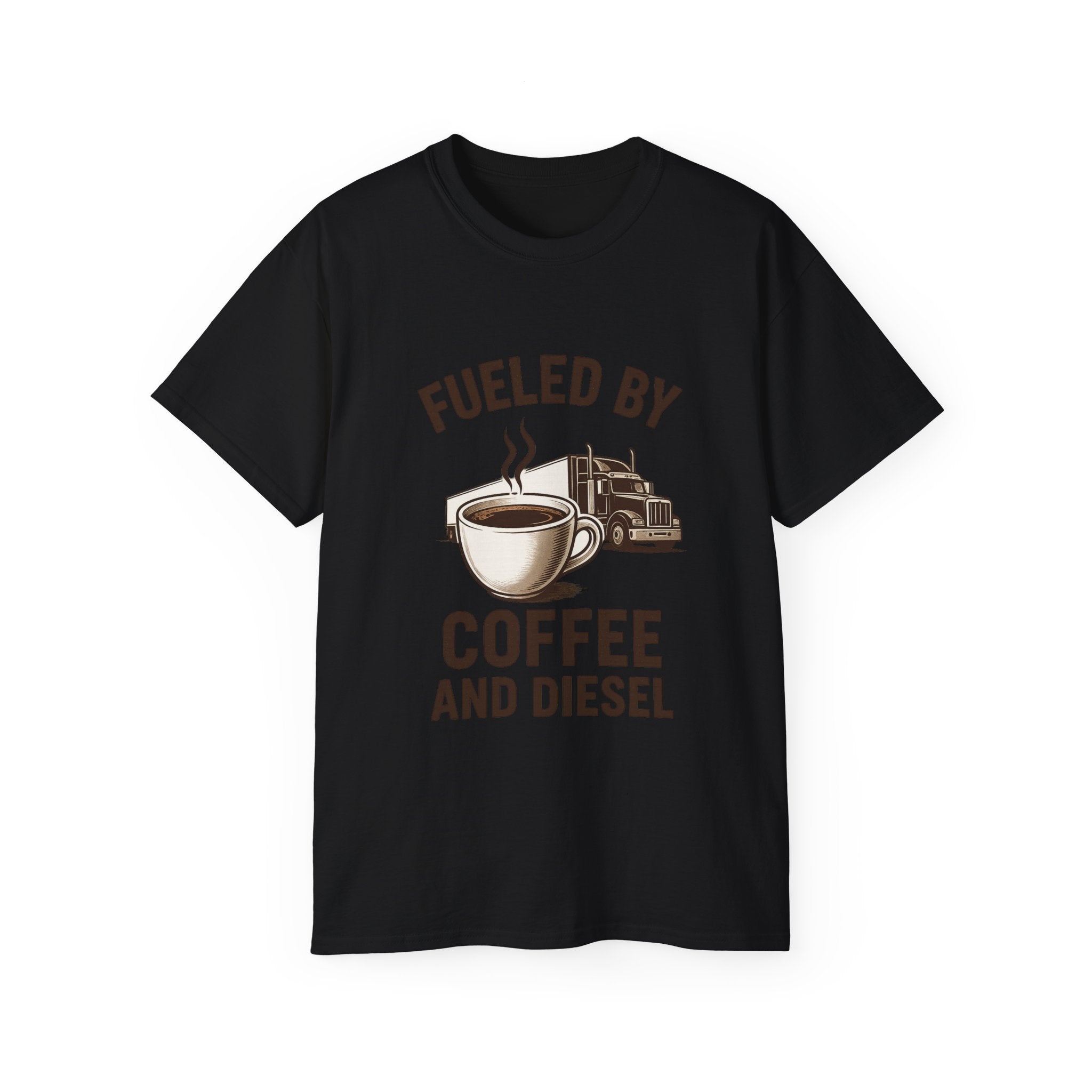 Fueled by Coffee and Diesel Unisex Tee