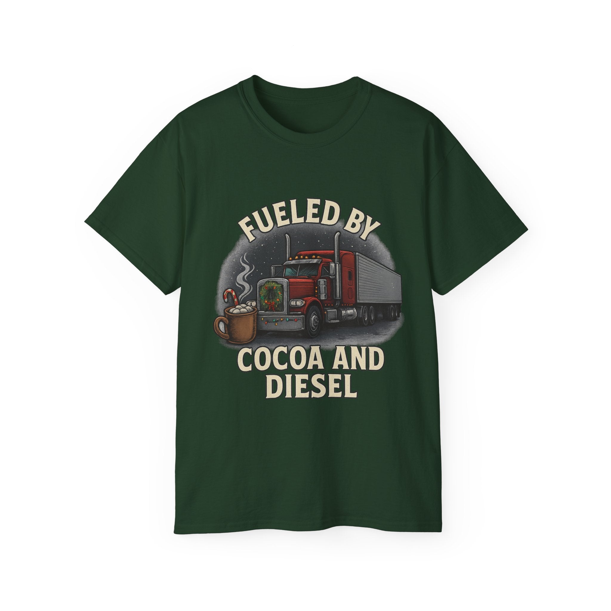 Fueled by Cocoa and Diesel Unisex Tee