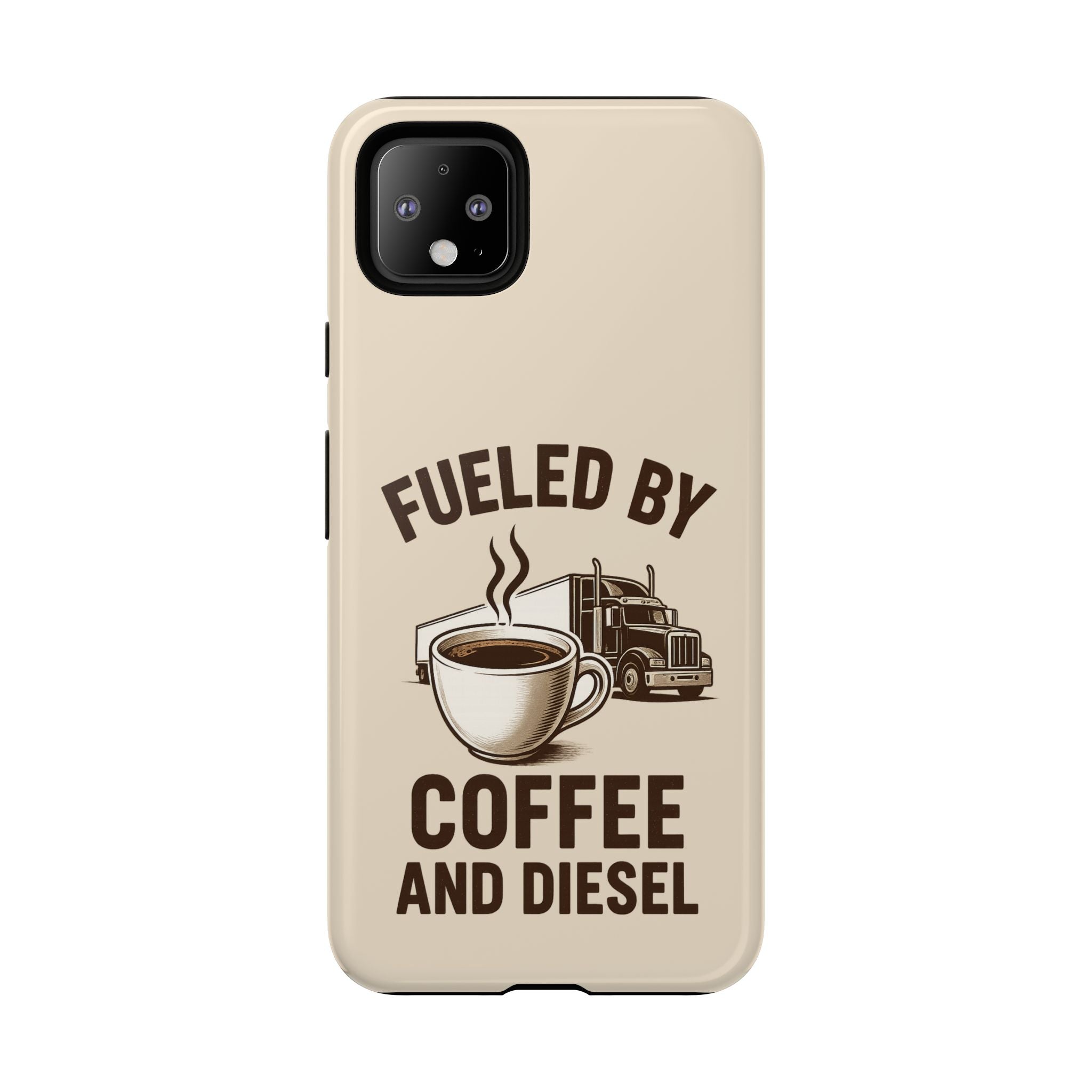 Coffee and Diesel Tough Phone Case
