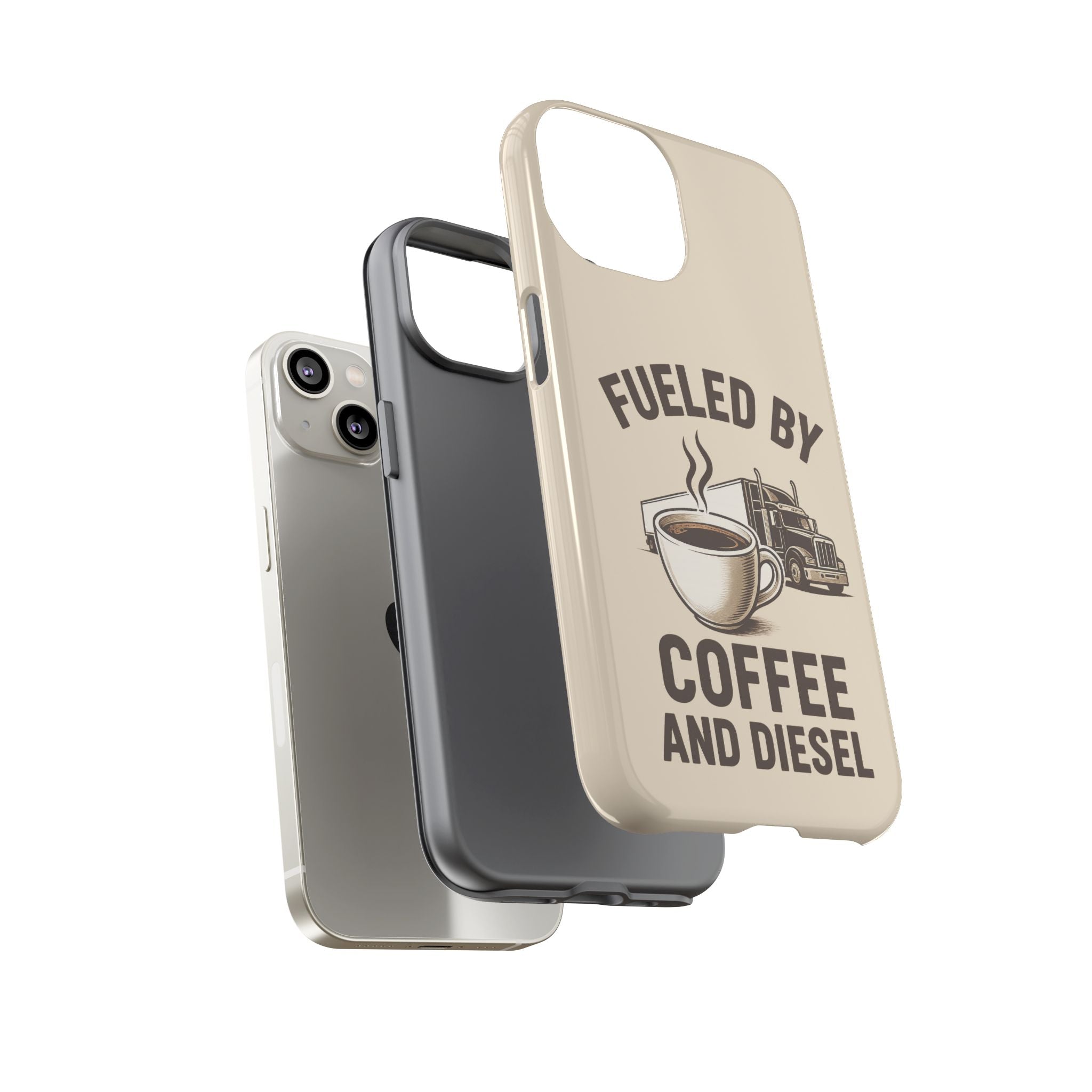 Coffee and Diesel Tough Phone Case