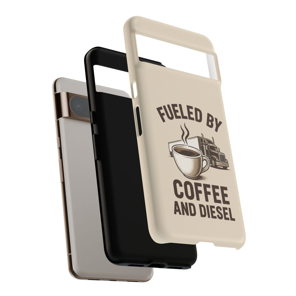 Coffee and Diesel Tough Phone Case