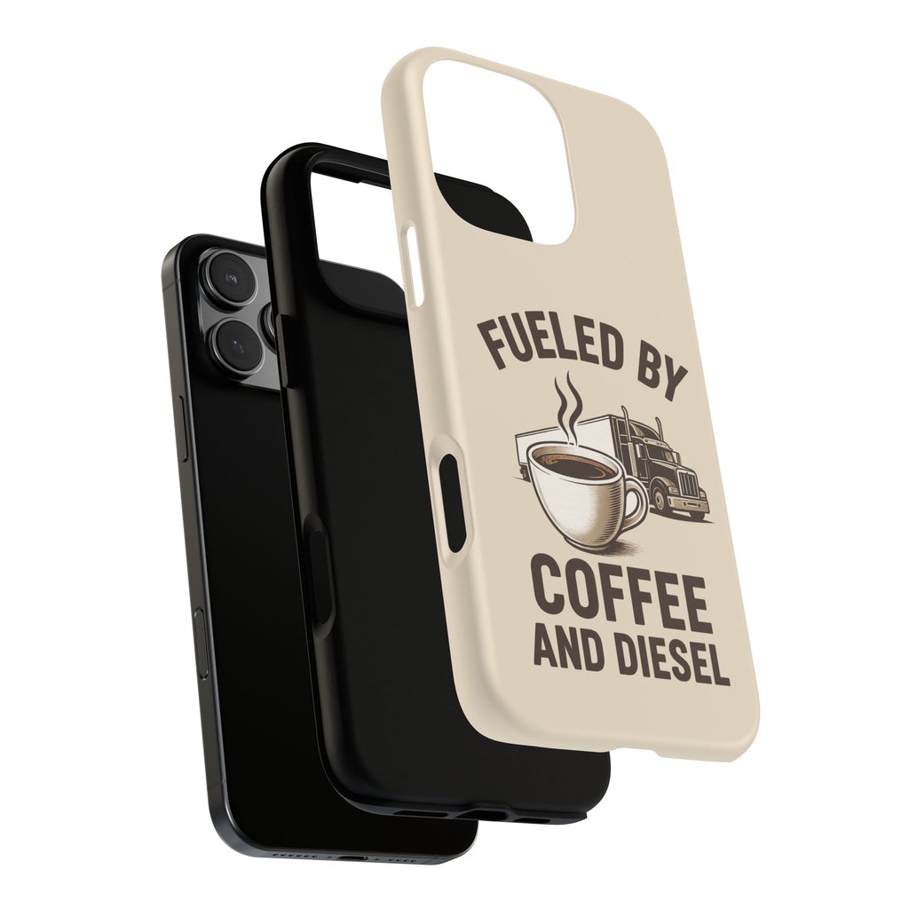 Coffee and Diesel Tough Phone Case