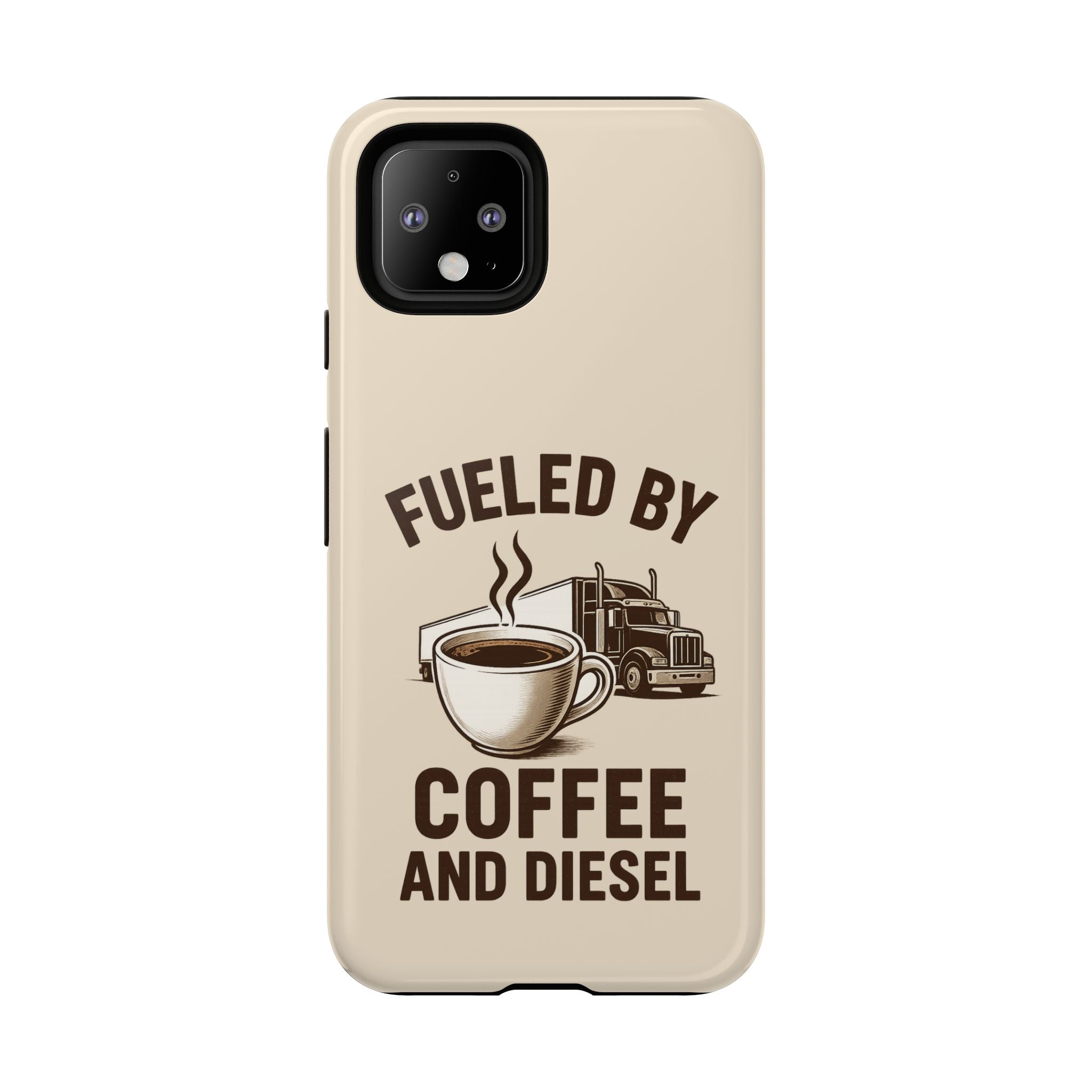 Coffee and Diesel Tough Phone Case