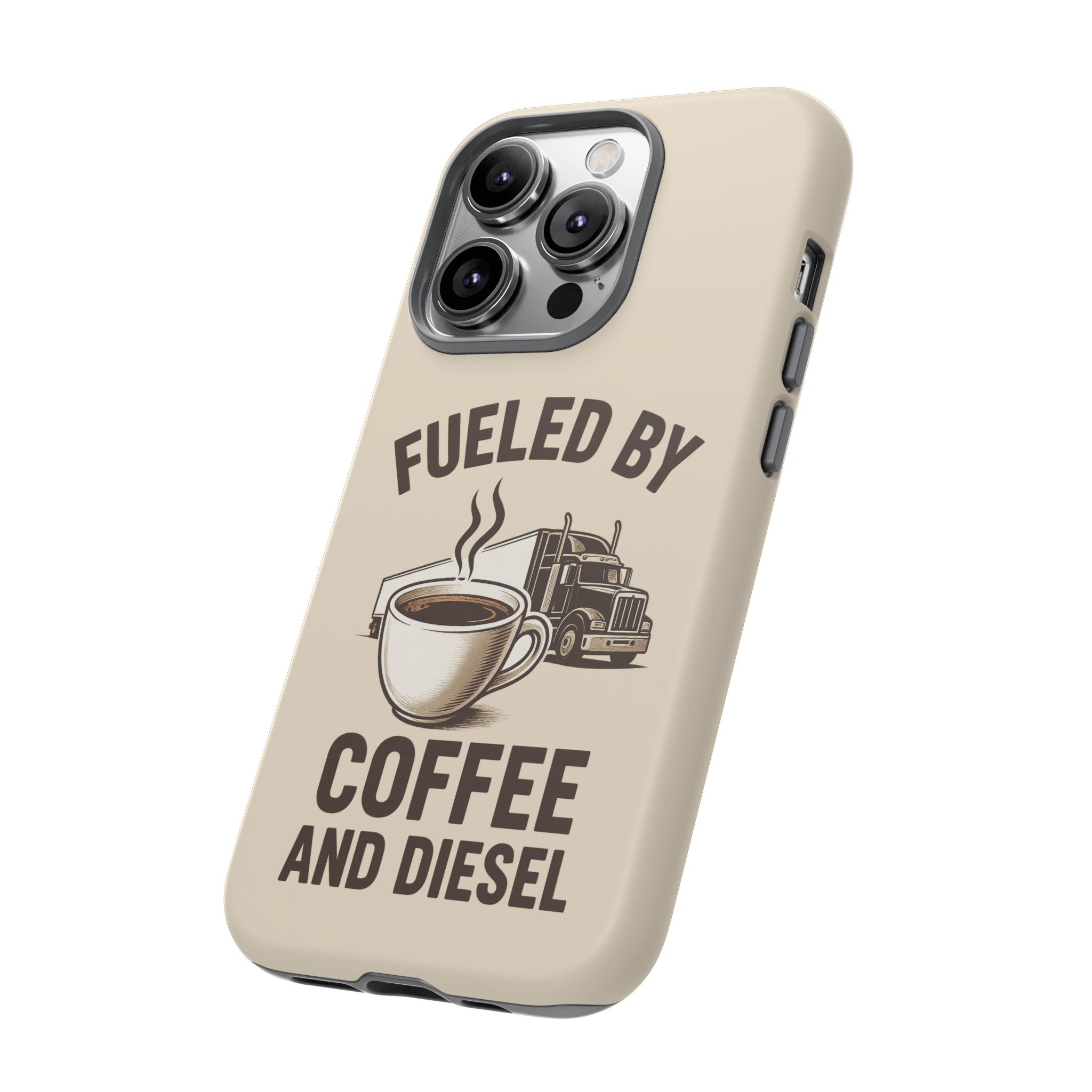 Coffee and Diesel Tough Phone Case