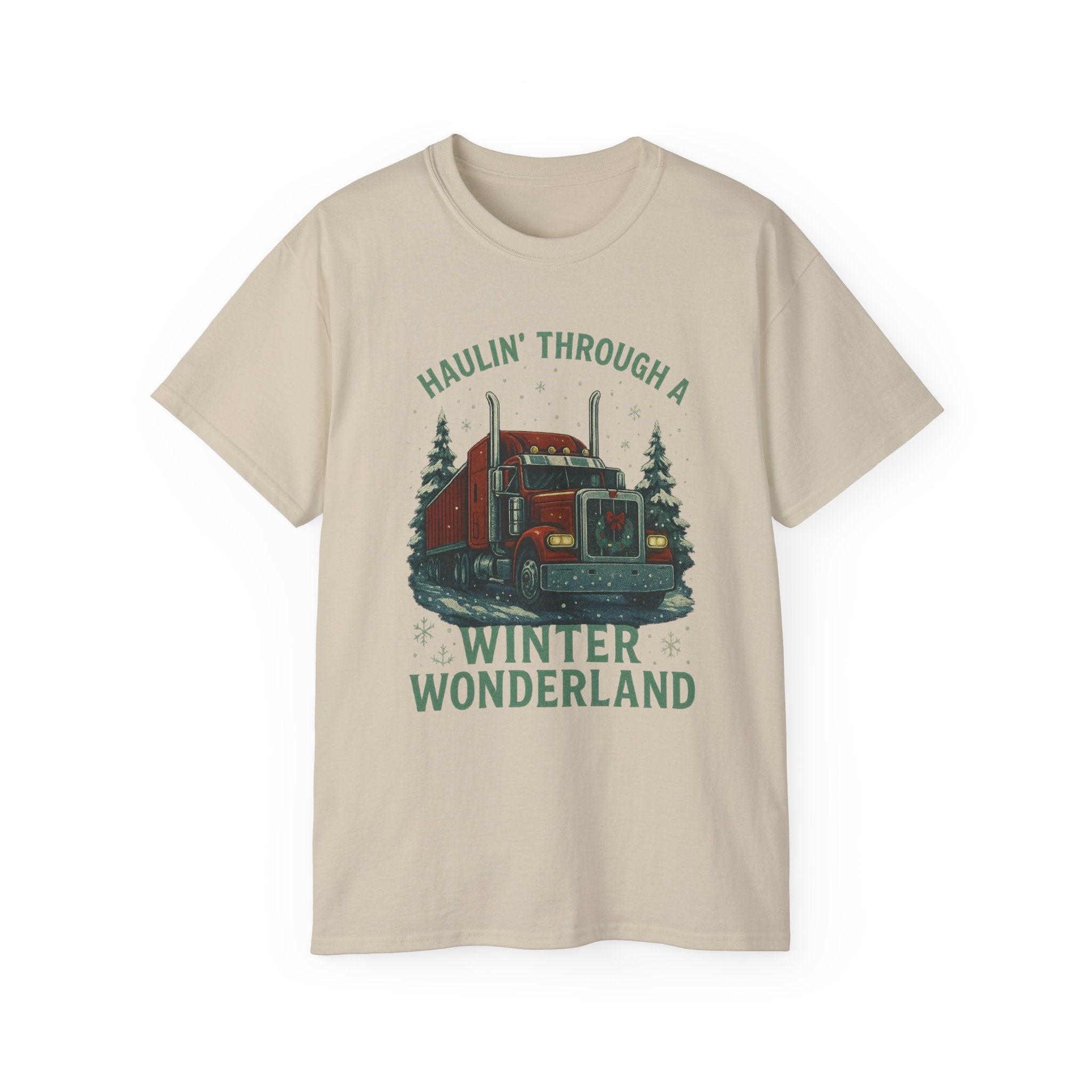 Haulin' Through a Winder Wonderland Unisex Tee