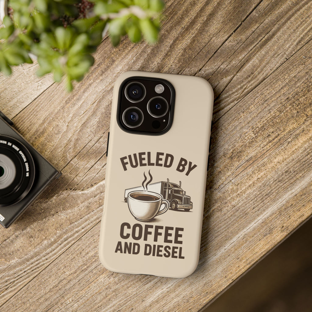 Coffee and Diesel Tough Phone Case