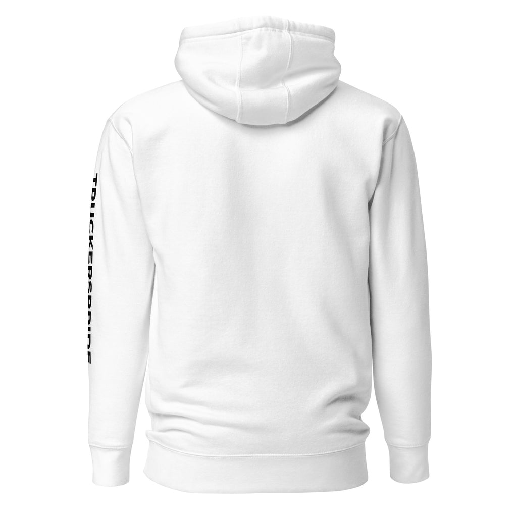 Trucker's Pride If You Bought It, We Brought It Premium Pullover Trucker Hoodie, back view