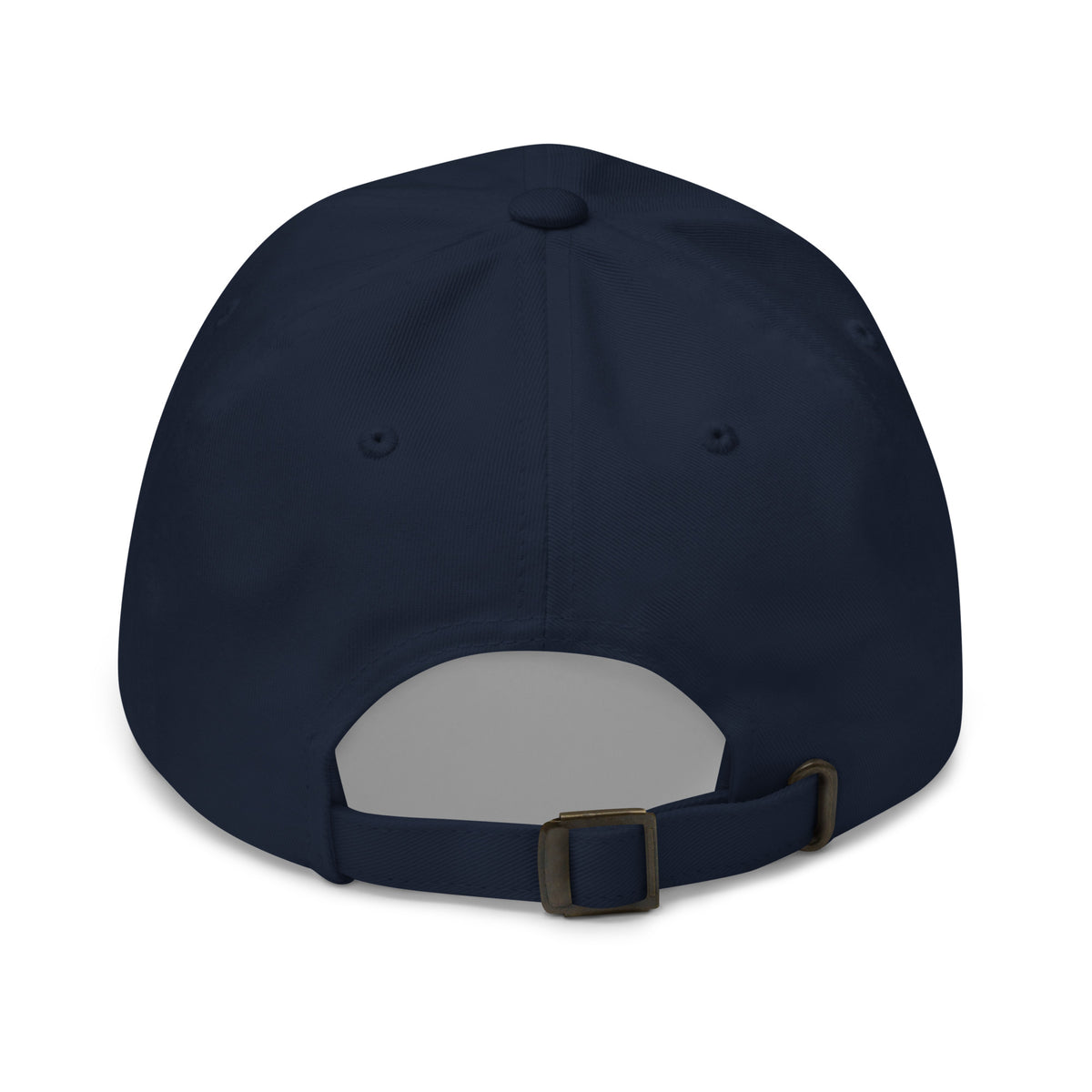 Trucker's Pride We Don’t Stop When We're Tired Everyday Trucker Cap in navy, back view