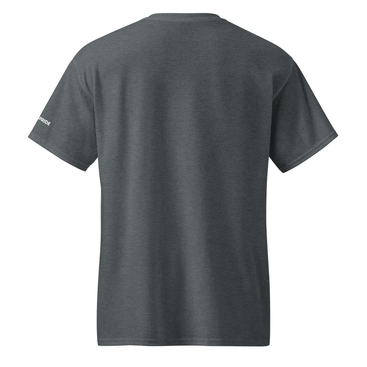Trucker's Pride Our Office Has an Amazing View Trucker Performance T-Shirt in heather, back view