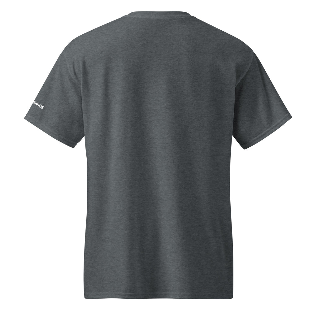Trucker's Pride If You Bought It, We Brought It Trucker Performance T-Shirt in heather, back view