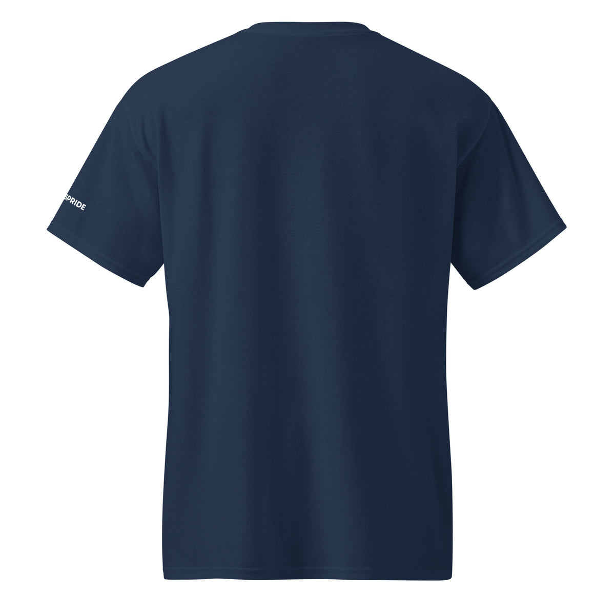 Trucker's Pride Pride in Every Mile Trucker Performance T-Shirt in navy, back view